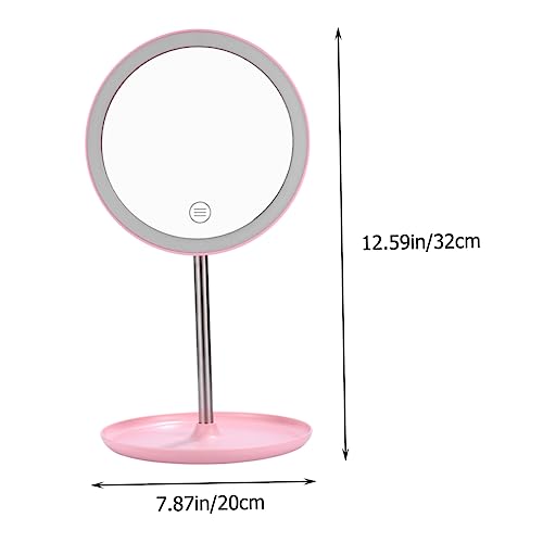 Espejo de maquillaje iluminado con luz LED miniatura 2
