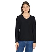 CECIL Dolman Pullover mit Glitzer Black XXL