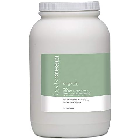 Organic Massage and Body Cream Now Known As ORG Massage and Body Cream- 128 oz -New Label Same Product Cover