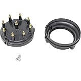 AIP Electronics Ignition Distributor Cap & Cap Adapter Compatible with 1978-1996 Ford F-150 EFI 5.0L 5.8L 6.6L...