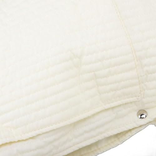 Bolsa Respirável para Transporte de Gatos, Malha Branca, 43 x 29 cm, com Alça Ajustável e Fivela de