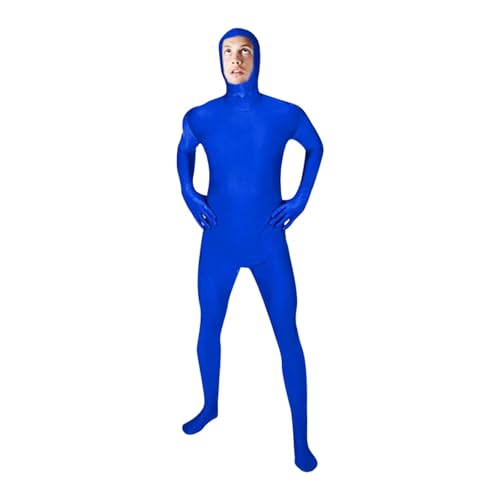 Costume Cosplay pour adulte, Deguisement Seconde Peau, Costume fond vert, Combinaison Intégrale Exposés Yeux et Bouche, Deguisement Halloween Adulte, Pour...