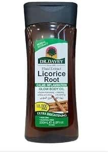 Licorice Root Body Oil, Anti-Inflammatory Moisturizing Body Serum for All Skin Types- 200ml