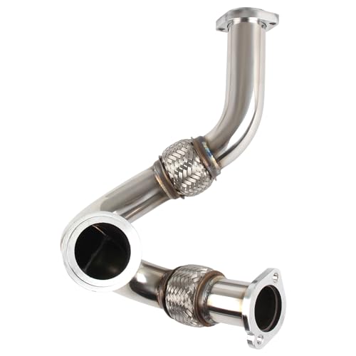 Image of DOCAS Turbocharger Y-Pipe Up Pipe Kit With Gasket Replacement For Ford Powerstroke 6.0L Diesel 2003-2007 Replaces# 5C3Z6K854CA 679-011 679-012