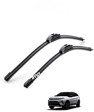All Season Frameless/Soft Wiper Blades Fits For Tata Nexon 24"/600mm+14"/350mm(Pack of 2)