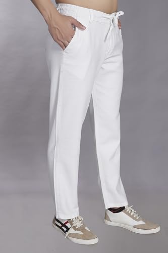 Image of DIVISIVE Men's Relaxed Fit Cotton Linen Blend Trousers