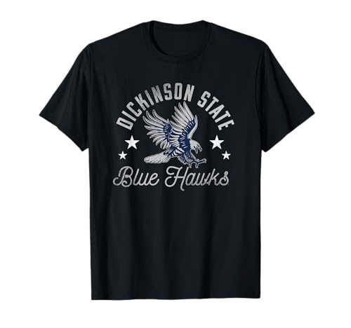Dickinson State University Blue Hawks Logo T-Shirt