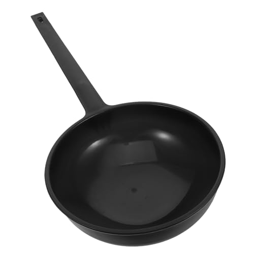 Sewroro Cucharón de Agua Negro Alargado para Jardinería, Cuchara de Plástico Multiusos Mango Corto, Accesorio Práctico para Riego en Huertos y Cultivo de Verduras, Herramienta Manual