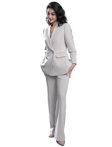 Smoking femme haut de gamme ensemble deux pièces boutons double boutonnage