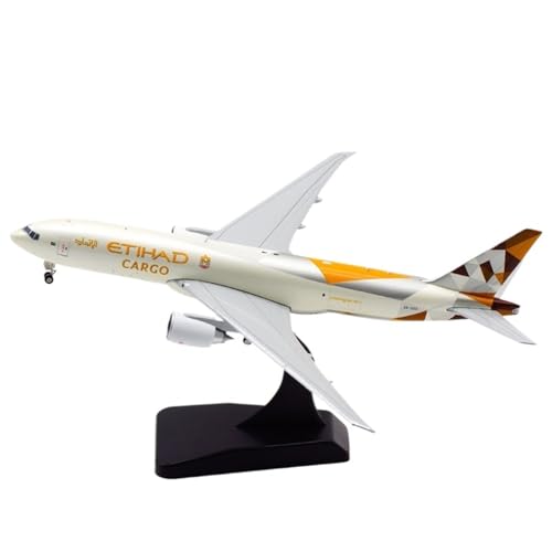 Modelo de avión Boeing B777-200F Etihad Airways a escala 1/400 réplica coleccionable de 15 cm