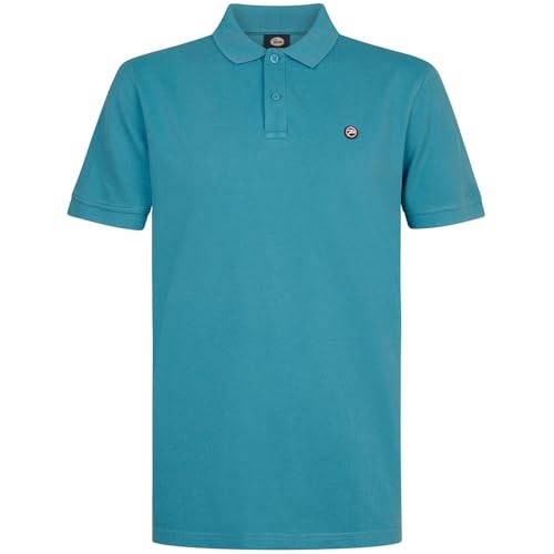 Polo homme Petrol Industries bleu id&eacute;al pour vos sorties d'&eacute;t&eacute;