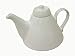 TETERA CAFETERA CONO 450 ML PORCELANA BLANCO