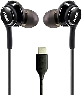 UrbanX 2021 Stereo Headphones for Samsung Galaxy S22 S23 S21 Ultra 5G, Galaxy S20 FE, Galaxy S10, S9 Plus, S10e, Note 10, Note 10+ Designed by AKG - with Microphone and Volume Remote Type-C Connector