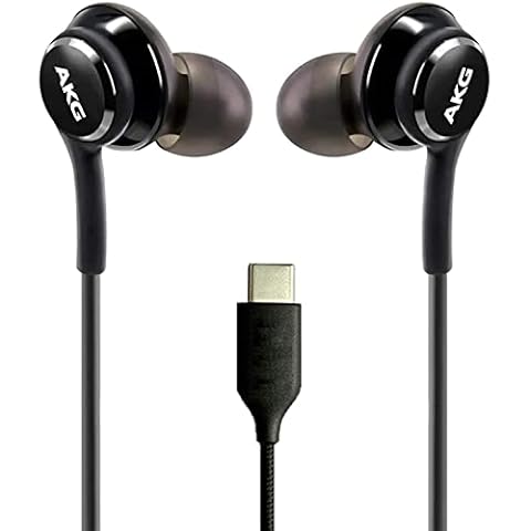 UrbanX 2021 Stereo Headphones for Samsung Galaxy S23 S22 S21 Ultra 5G Galaxy S20 FE, Galaxy A33 5G, A53 5G, M52, M53, M54, A73 5G, Note 10, Note 10+ with Microphone and Volume Remote Type-C Connector Cover
