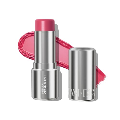 Image of Dream Beauty Nebula Cream Blush - Pelican Petal | Dusky Pink 3-in-1 Tint for Cheeks, Lips & Eyes | Dewy Finish | Hand Blendable, Lightweight & Buildable | 7.5g