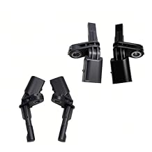 1KD927807 ABS Wheel Speed Sensor Set of 4 Front Rear Left and Right Fits Volkswagen Jetta Golf GTI Passat CC Audi A3 Quattro TT Beetle and More