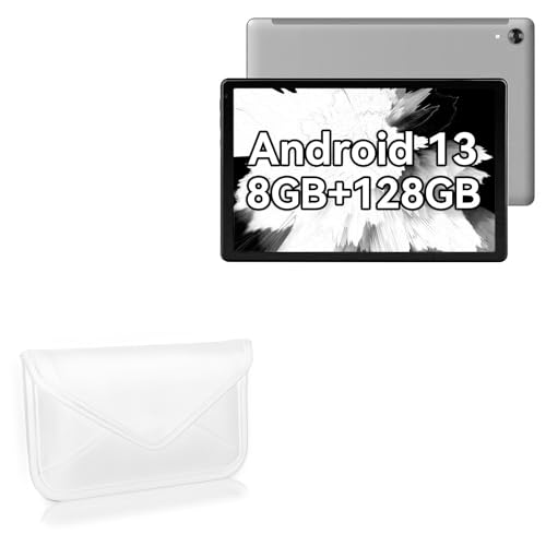 BoxWave Case Compatible with Jeazans OC101 (10.1 in) - Elite Leather Messenger Pouch, Synthetic Leather Cover Case Envelope Design - Ivory White