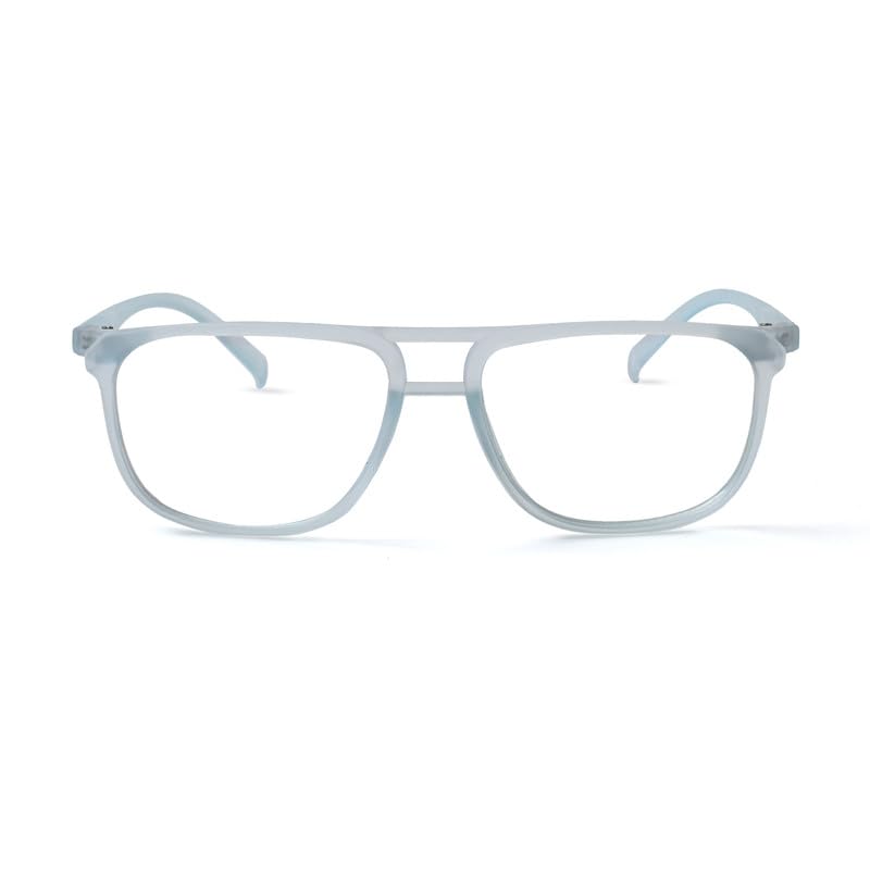 SAN EYEWEARFull Rim Zero Power Blue Cut Computer Glasses with Anti Blue Light Protection, Scratch-Resistant, Night Vision For Mobile & Laptop Use For Unisex