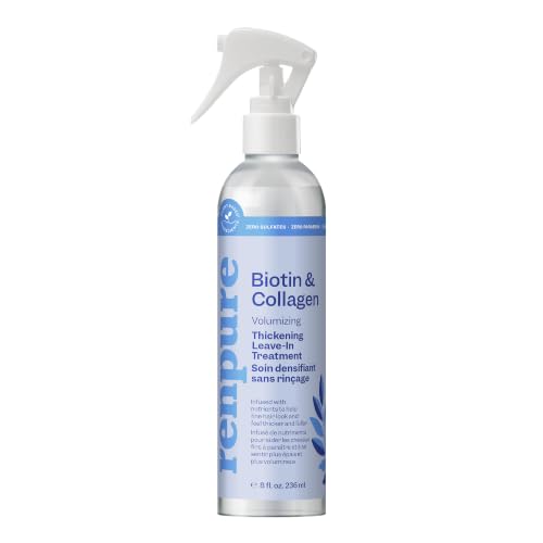 RENPURE Biotin & Collagen Leave-In Conditioner for Fine, Thin Hair 8oz