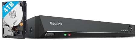 Reolink 16 Canales 4K PoE NVR, Sistema de Cámara Vigilancia IP co...
