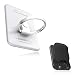 Kickstand - Original, Genuine, Authentic " BUNKER RING" Cell Phone and Tablets Anti Drop Ring for iPhone iPad iPod Samsung GALAXY NOTE and Any Universal Mobile Devices (Silver+Hook)
