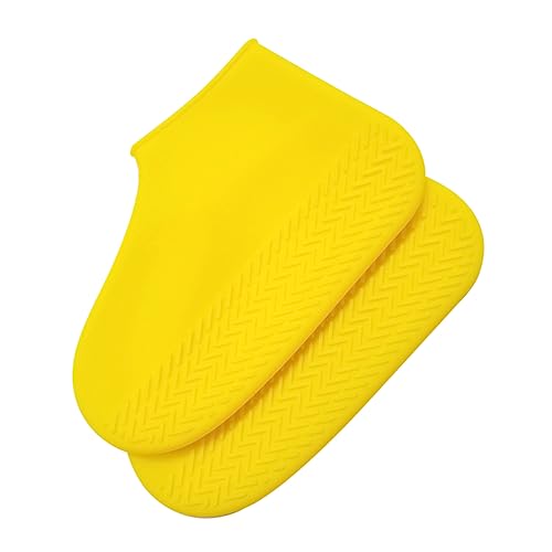 Cubres zapatos antideslizantes DOITOOL 3 piezas amarillos miniatura 3