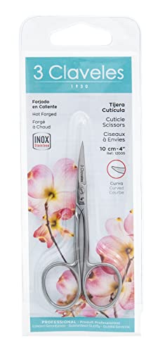 3 Claveles 12005 - Forbici per manicure, curve
