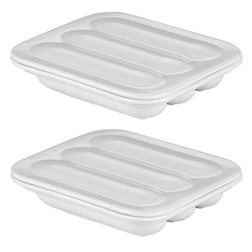 Tamume Molde De Salchicha De 3 Cavidades Antiadherente De Porcelana Blanca, Haga Perros Calientes Para Sus Hijos, Juego De 2 Largo 2 Tamume Molde De Salchicha De 3 Cavidades Antiadherente De Porcelana Blanca, Haga Perros Calientes Para Sus Hijos, Juego De 2 Largo 2