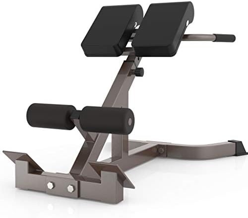 Printasaurus Bench Roman Chair Back Hyperextension【Ship from USA】 Adjustable AB Bench Hyperextension Exercise Strength Training Back Machines (A)