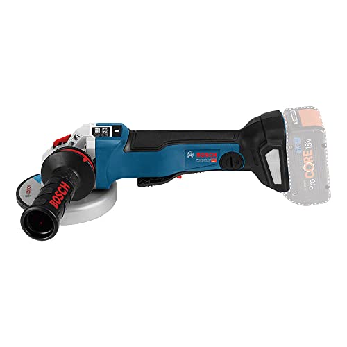 Bosch Professional GWS 18V-10 PSC Moedor angular, módulo de conexão, homem morto, sem bateria, em L-