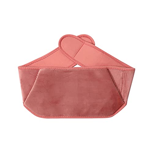 Clicitina Calentador USB con cinturón calefactor eléctrico para tía grande, cinturón calefactor, cintura DC413 (rosa, talla única)
