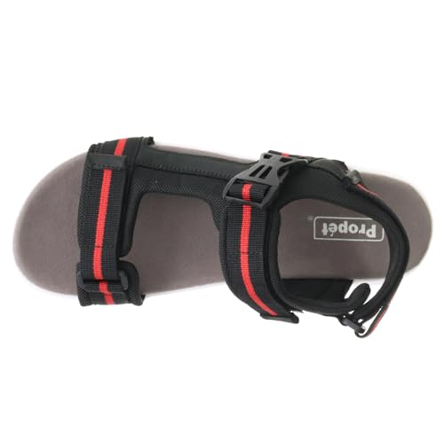 Image of Propet Mens Eli Strap River Casual Sandals Casual - Black