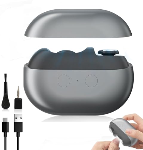 Coupe Ongle Electrique 3 en 1, Coupe-Ongles Électrique Automatique avec lumière LED et Rangement Automatique, Portable Rechargeable Lime a Ongle Electrique avec 2 Vitesses pour Adulte & Senior