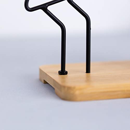 NICEXMAS Vaso de Flores Criativo Mini Vasos de Plantas de CerÃ¢mica Com Ferro Estatueta Abstrata Pai