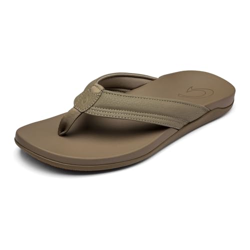 OLUKAI Maha Men's Beach Sandal, Water-Friendly Shoe, All-Day Wear & Ultra-Soft Comfort Fit