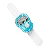 Generisch Finger -zum Zählen, Digitale Zähler | LCD -Bildschirmnummer Zähler,Angeriefbarer Lap -Rekordring -Handbuch Strickreihe Tally Ring für Golfer, Waren