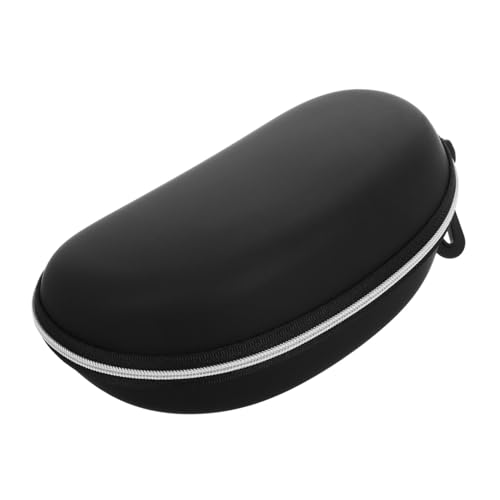 ibasenice Ergonomic Eyewear Organizer Hard Shell Sunglasses Case Zipper Closure Anti- Scratch-proof Ideal for Ski Goggles
