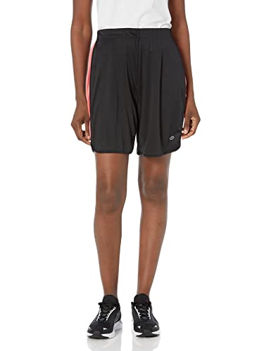 Short de basketball femme Spalding vêtement sport colorblock noir 2X