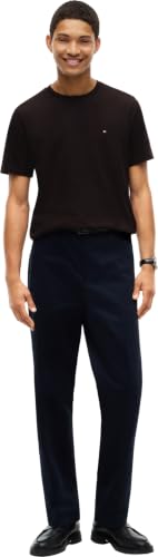 Tommy Hilfiger Herren-T-Shirt ESS Seasonal Reg Fit Solid Tee Mw0mw39995 S/S, Chocolate, XXL – Ansicht 4