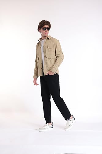 Image of INKD Men's Jogger Jeans - Mid-Rise | Cotton Blend | Stretchable Fabric| Elasticated Waistband | Classic 5 Pocket Styling | Jeans for Men | Men's Bottomwear (Available in Plus Sizes)