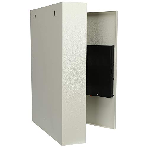 Kyodoled 60 Key Cabinet With Digital Lock,Lock Box With Code Wall Mounted,Metal Steel Key Safe,Large Storage Cabinet Boxes For House Key,12.99'' X 17'' X 2.55'' (White,60 Keys) #TOP4