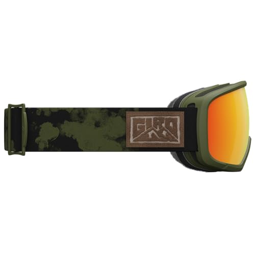 Giro Ringo Snow Goggles - Trail Green Clouddust - Vivid Ember Lens - One Size - Image 4