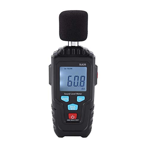 Walfront MESTEK SL620 Sound Level Meter with dimensions