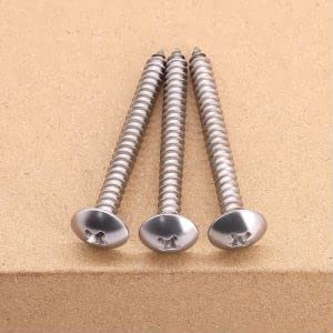 #14 x 3 Tornillos para madera cabeza Truss 20 pcs miniatura 3