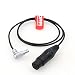 DRRI Audio Inputs Cable XLR 3-Pin Right Angle to 0B 6Pin for ARRI Alexa Mini LF Camera