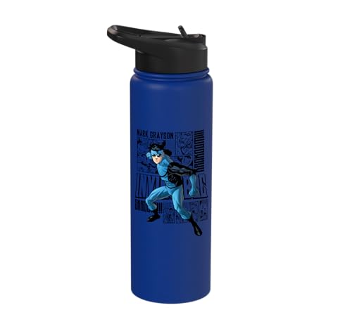 Invincible Blue Suit Collage Stainless Steel Insulated Water Bottle