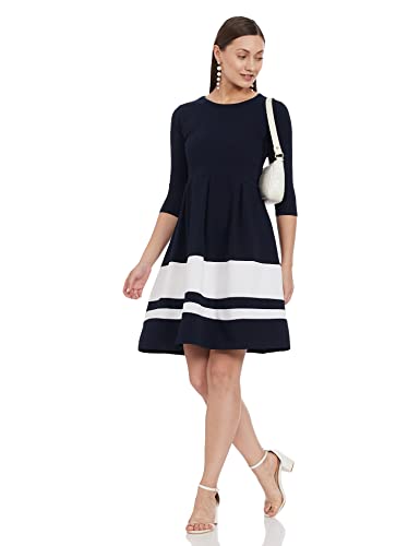 Image of LookMark Cotton A-Line Knee-Length Women's Dress