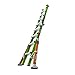 Little Giant Ladder Systems Conquest 2.0 All-Terrain, M17, 17ft, Multi-Position Ladder with Adjustable Outriggers, Fiberglass, Type 1A, 300 lbs Weight Rating, (17107-001)