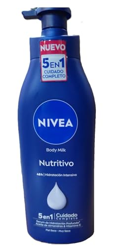 Nivea Body Milk 5 en 1 con bomba – Nourishing (Nutritivo) – 500 ml