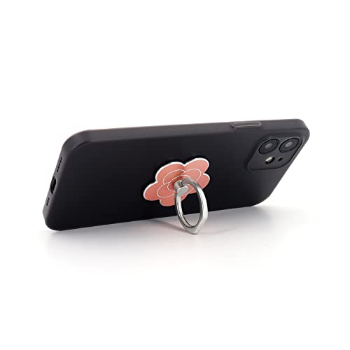 Lamignonne Cell Phone Ring Holder Flower Finger Ring Grip Stand 360° Rotation 180° Flip Universal Kickstand Compatible With All Smartphones (Rose Gold) #TOP1